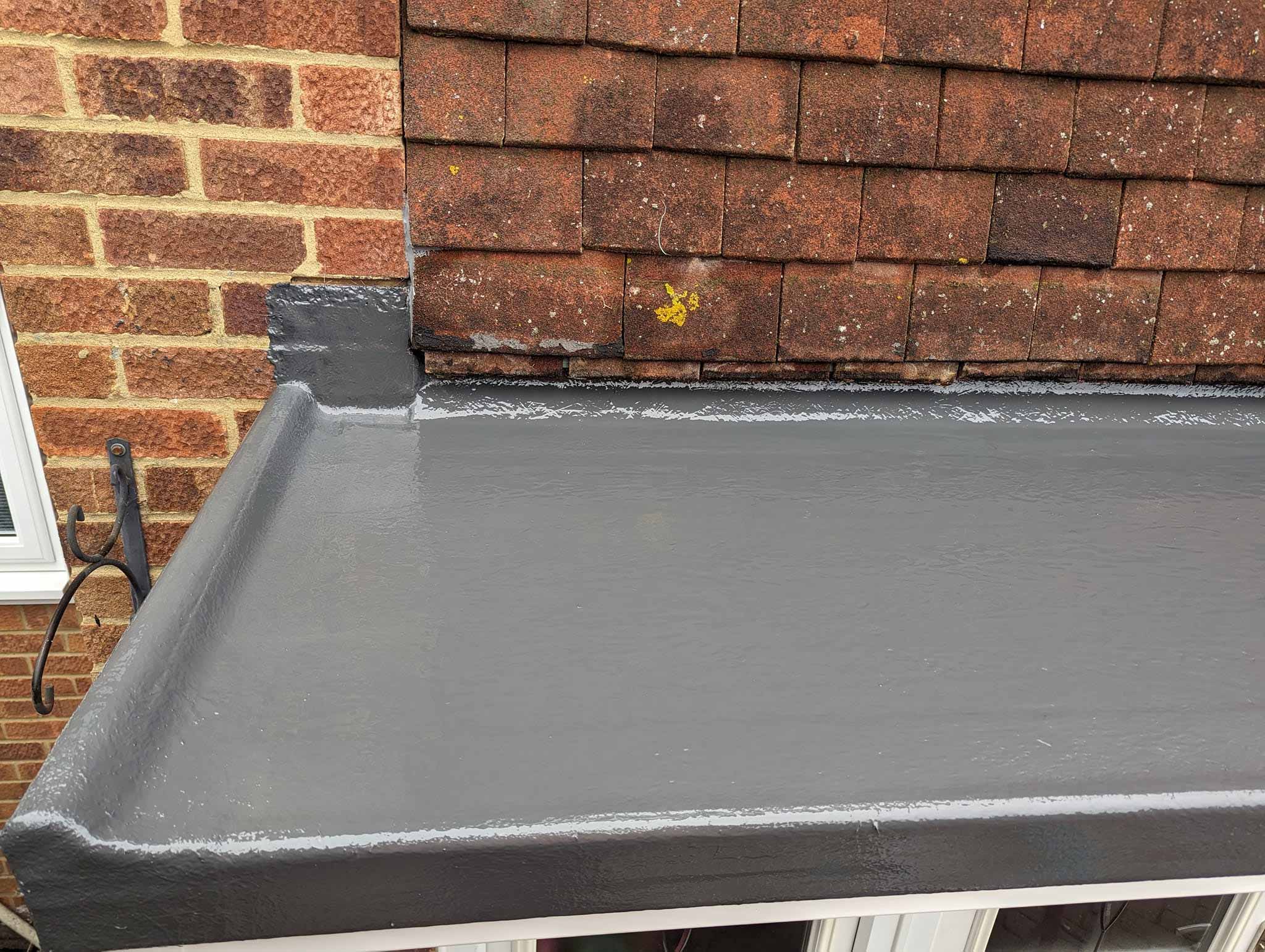 flat roof waterproofing weatherproofing after completed