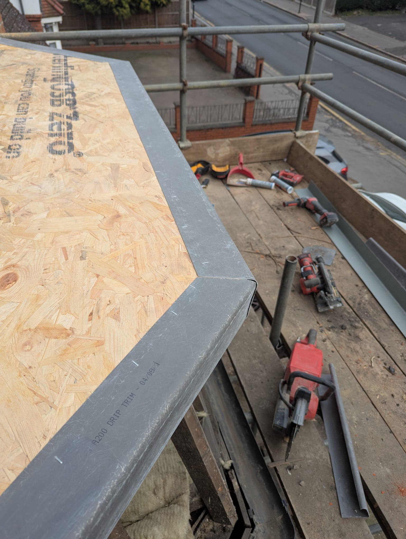 flat roof waterproofing weatherproofing before