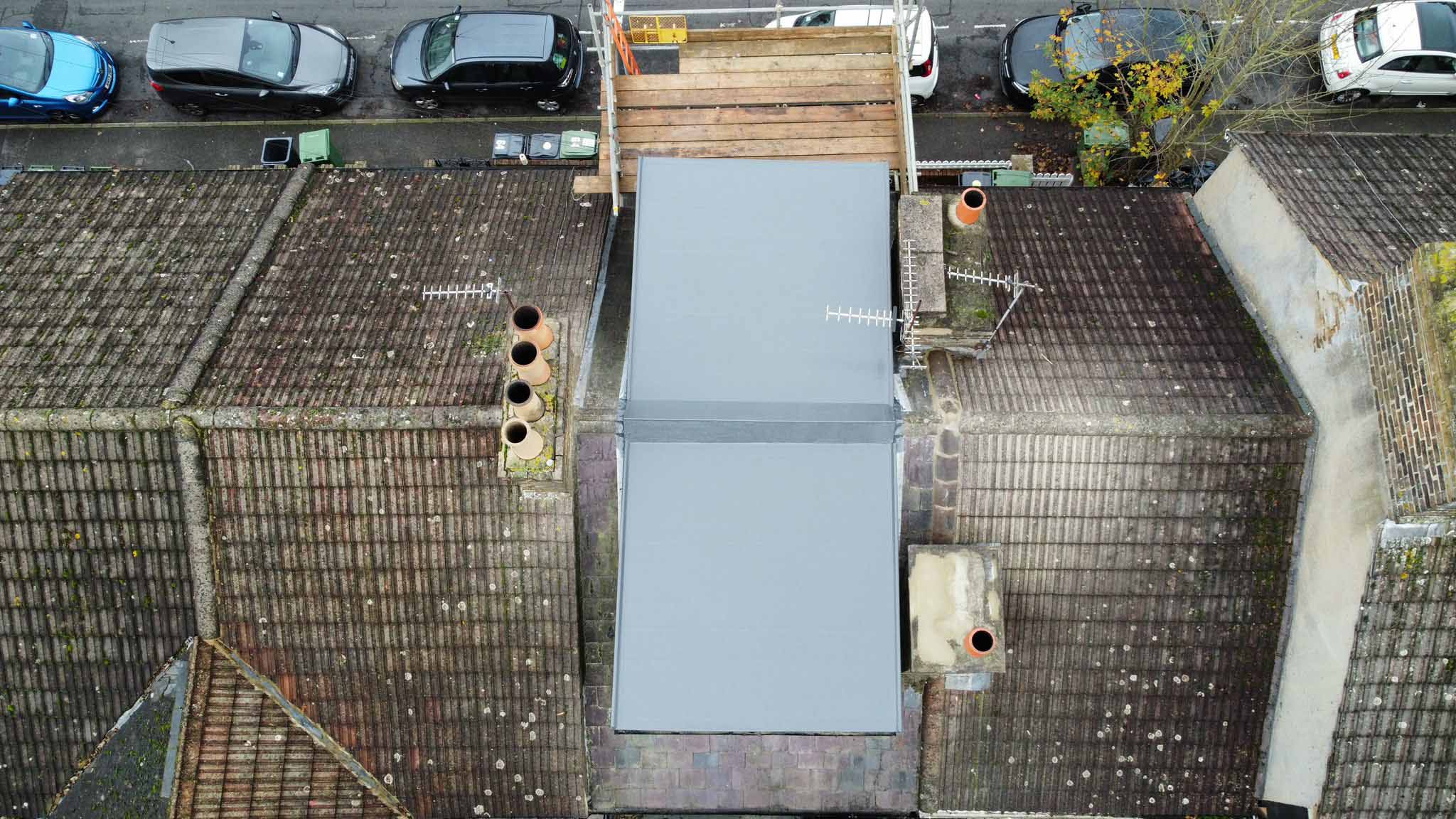 flat roofing installs